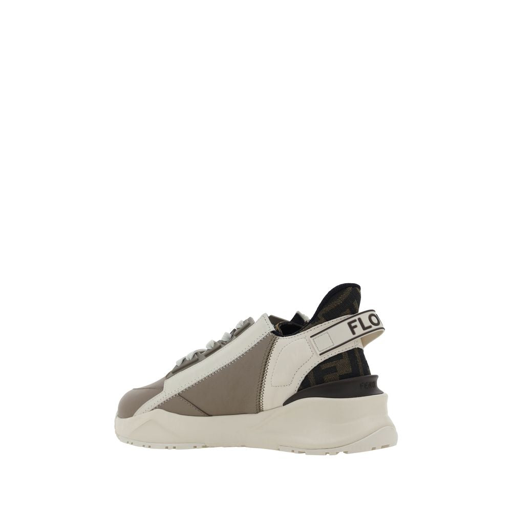 Fendi Brown Flow Running Sneakers