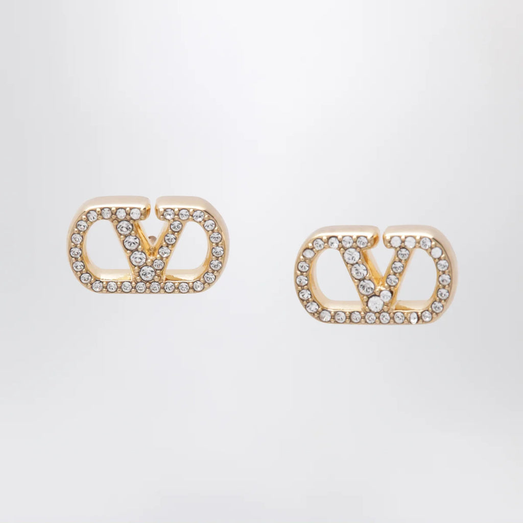 Valentino Garavani VLogo Signature Crystal Earrings