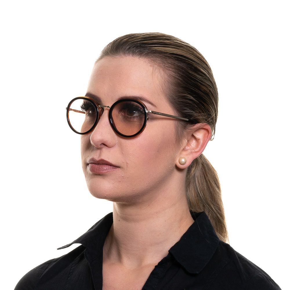Emilio Pucci Black Metal & Plastic Sunglasses