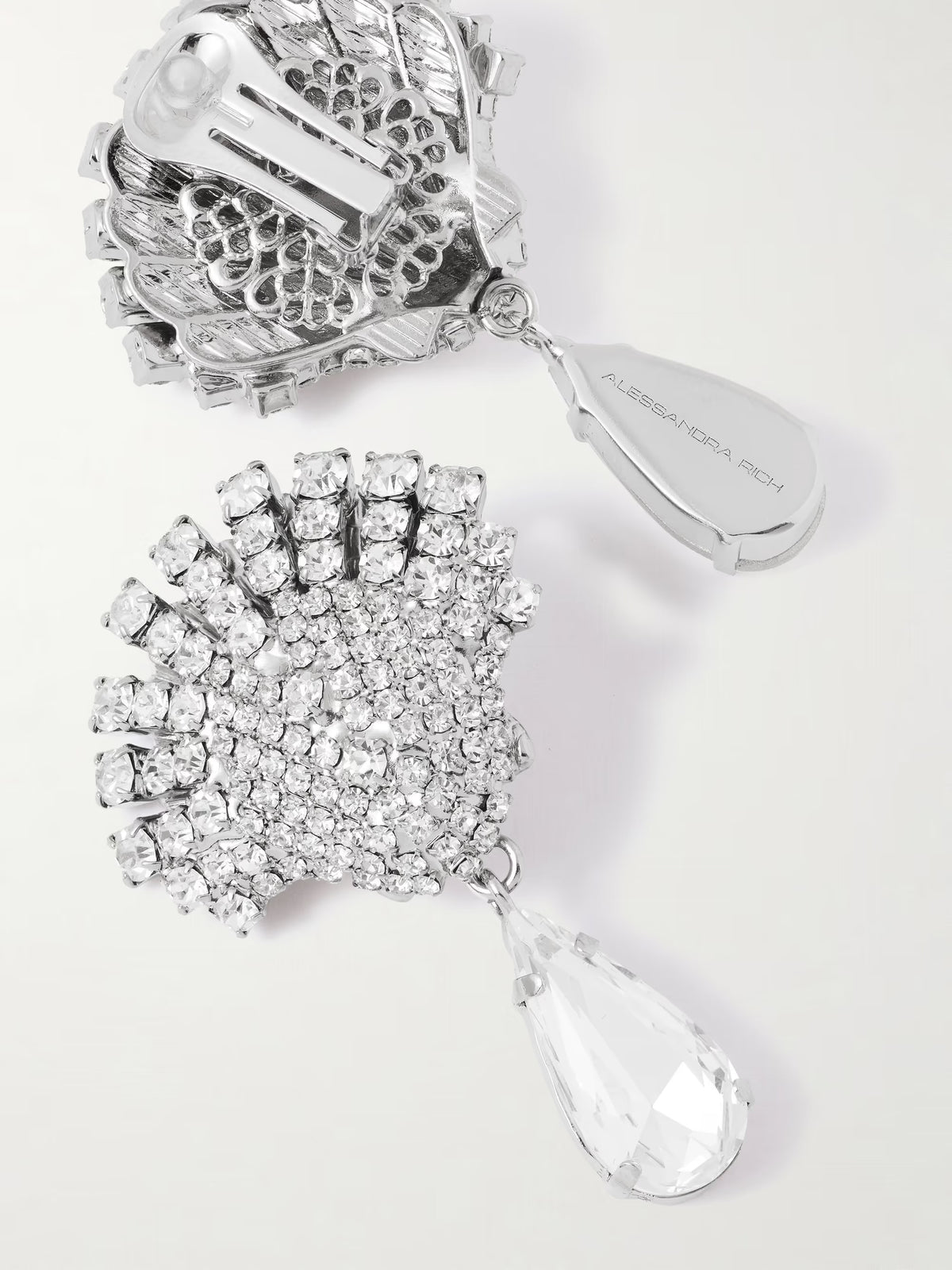 Alessandra Rich Crystal Drop Earrings
