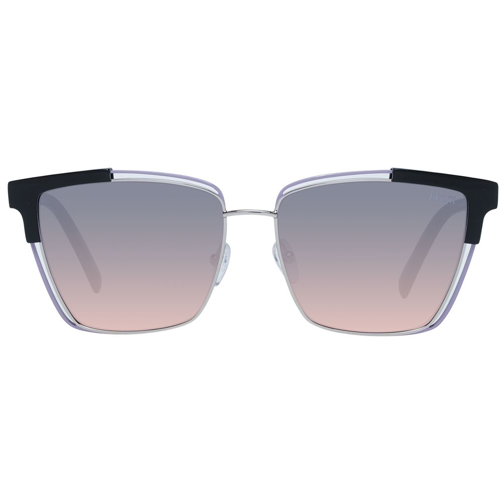 Emilio Pucci Multicolor Acetate & Metal Sunglasses