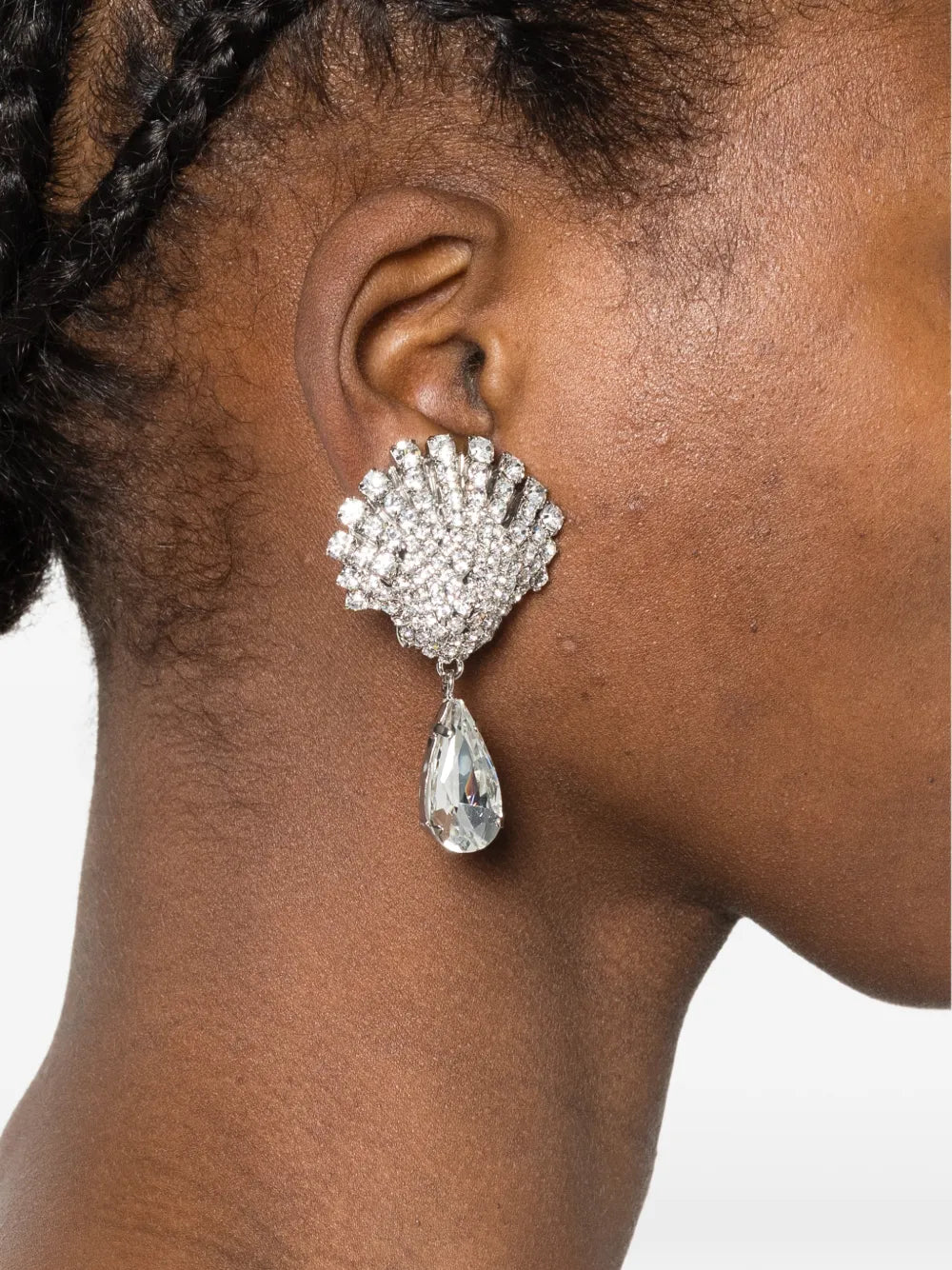 Alessandra Rich Crystal Drop Earrings