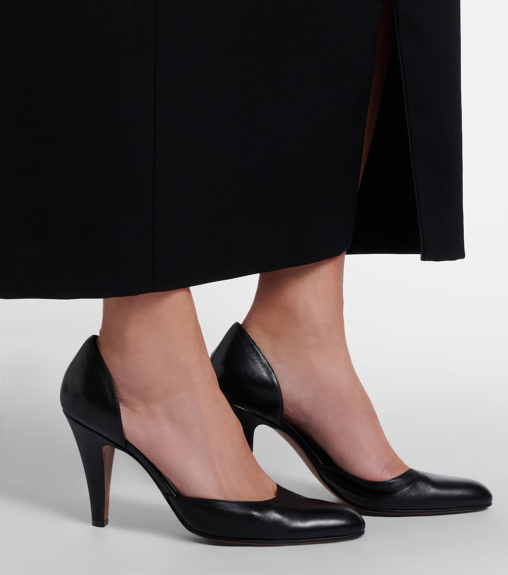 The Row Black Ornella d’Orsay Pumps
