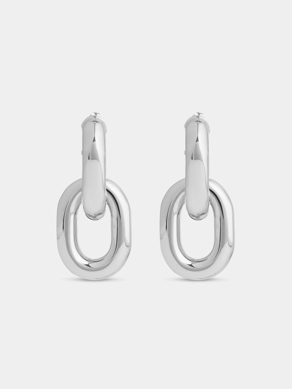 Rabanne Double XL Link Earrings