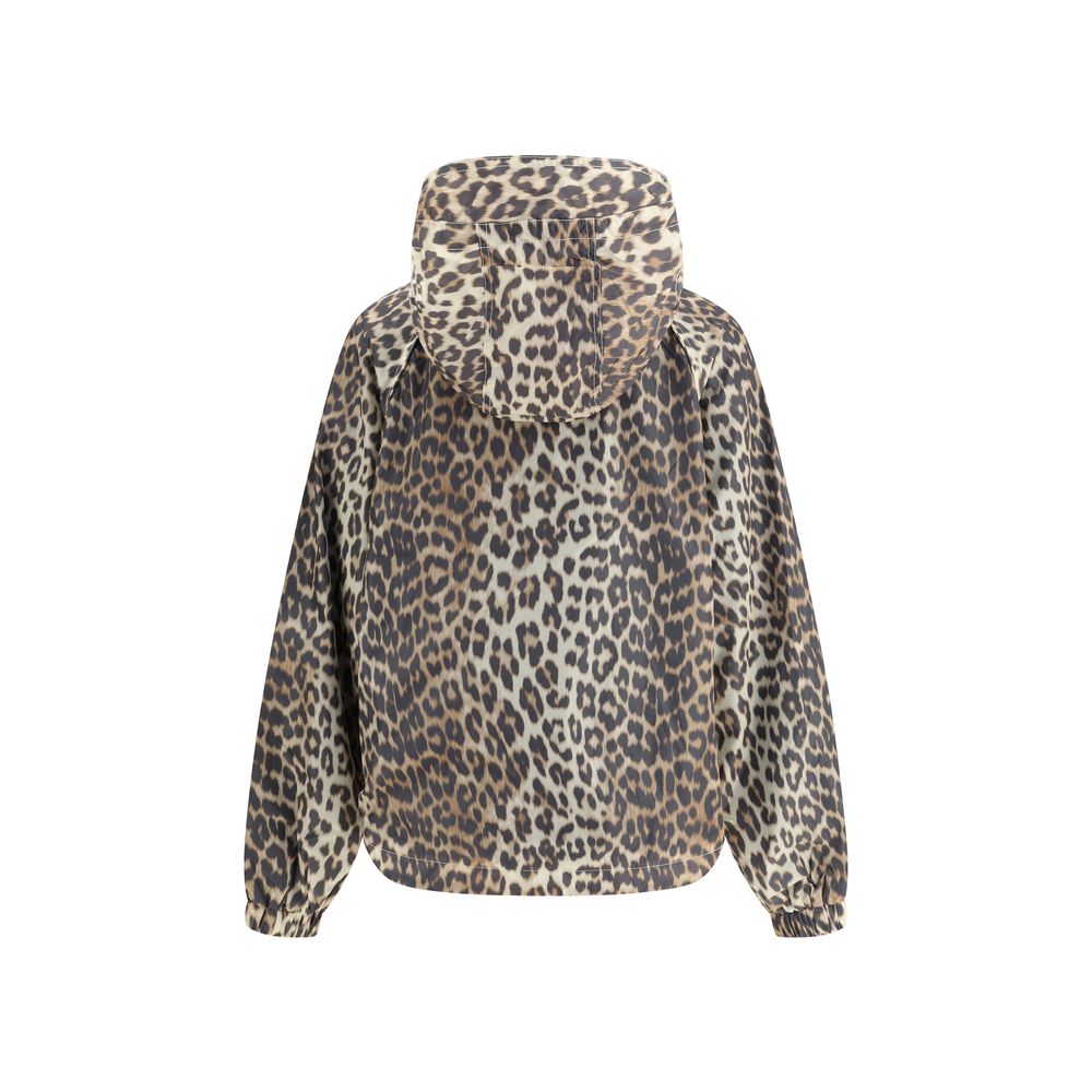 Ganni Multicolor Nylon Rain Coat
