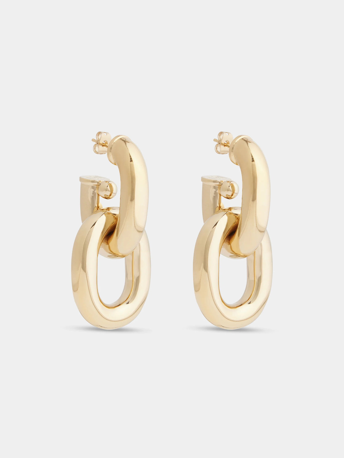 Rabanne Double XL Link Earrings