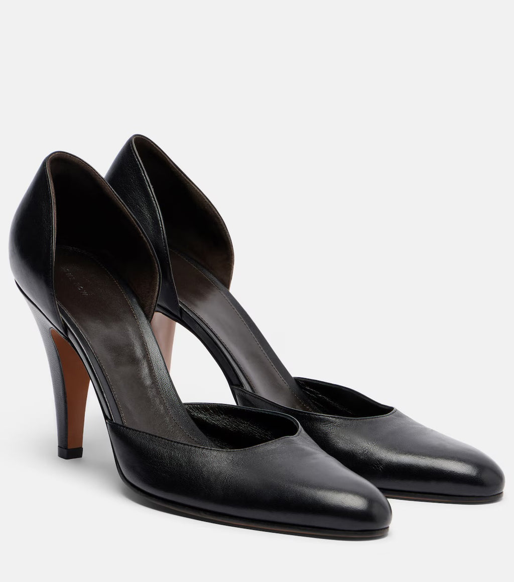 The Row Black Ornella d’Orsay Pumps