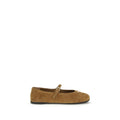Prada Brown Goatskin Ballet Flats