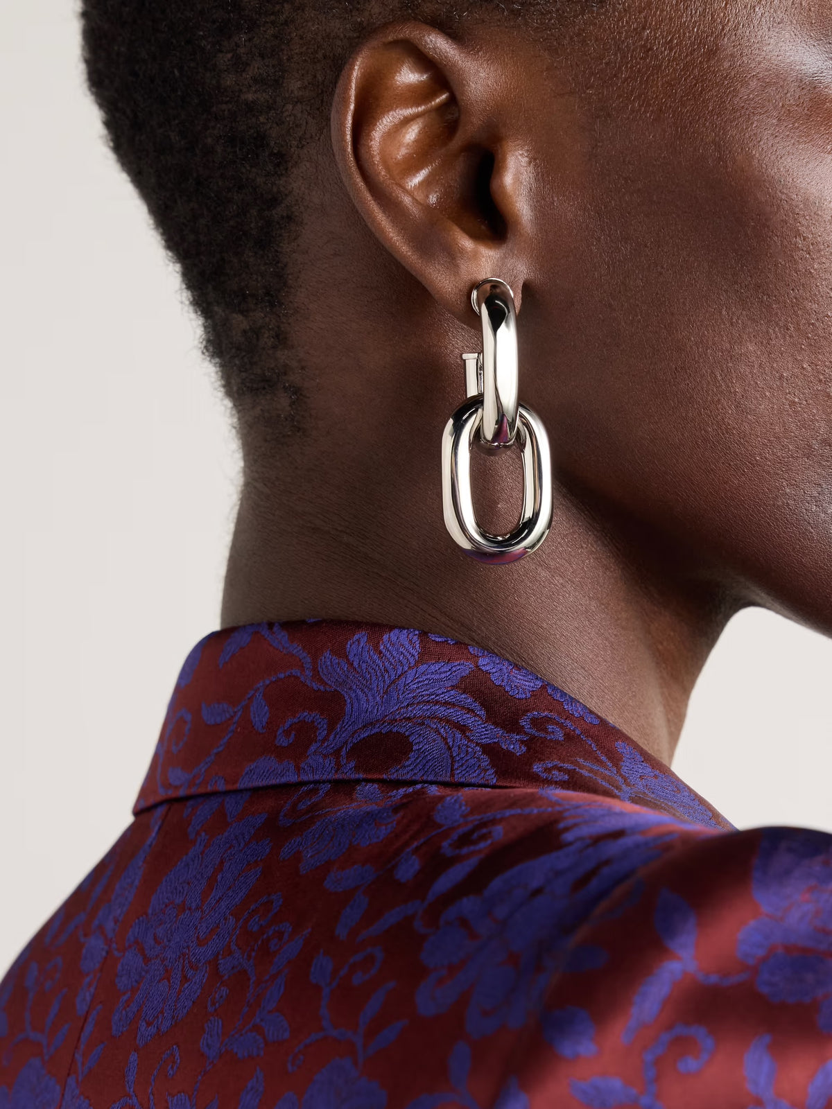 Rabanne Double XL Link Earrings