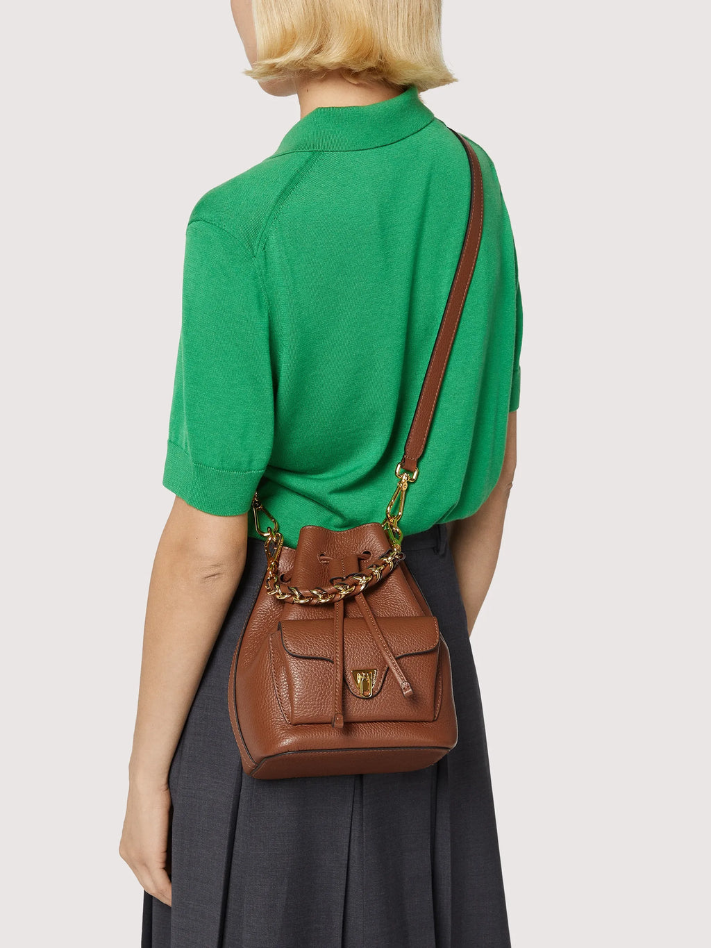 Coccinelle Black Leather Womens Bag