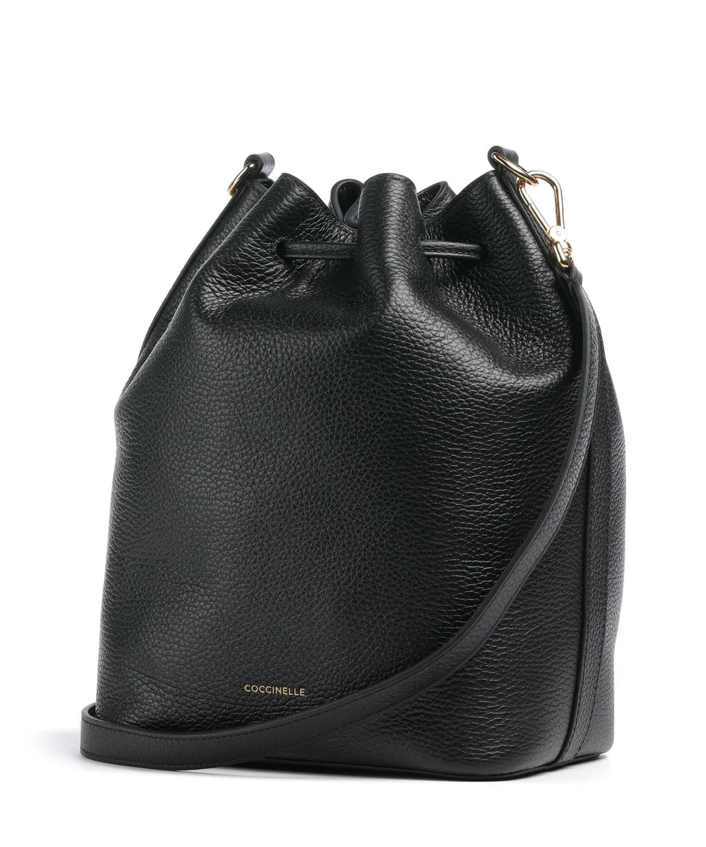 Coccinelle Black Leather Womens Bag