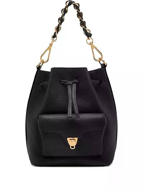 Coccinelle Black Leather Womens Bag