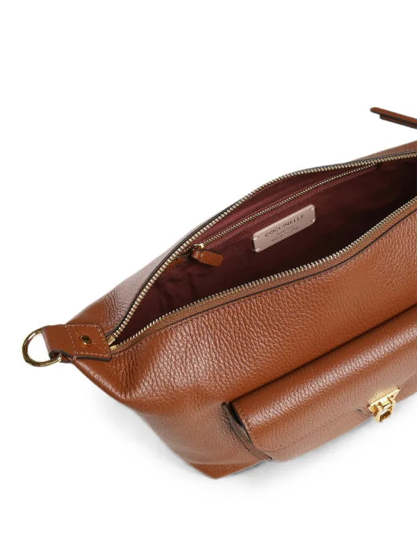 Coccinelle Brown Leather Woman Bag