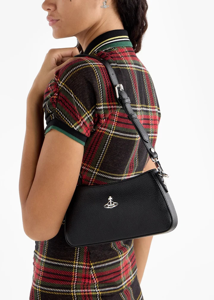 Vivienne Westwood Tasha Black Phone Shoulder Bag