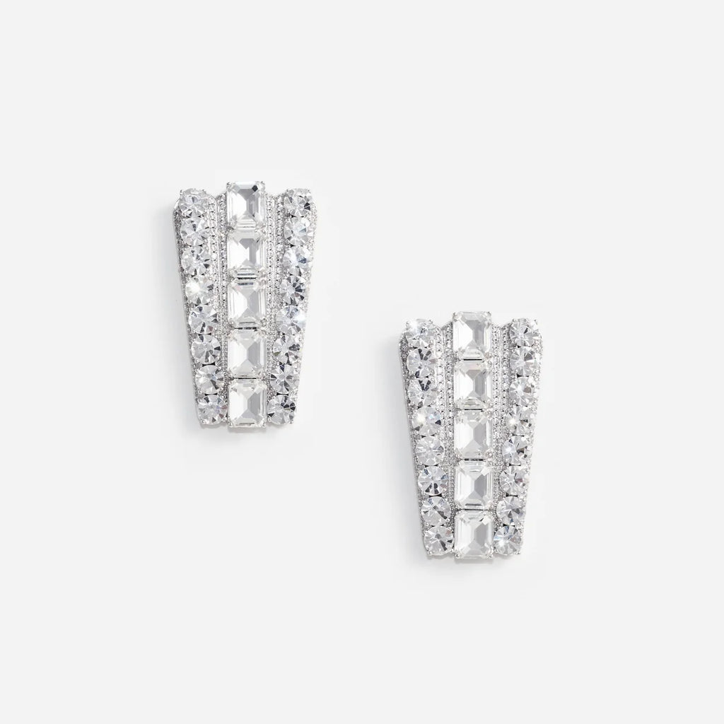 Self-Portrait Multi Crystal Earrings