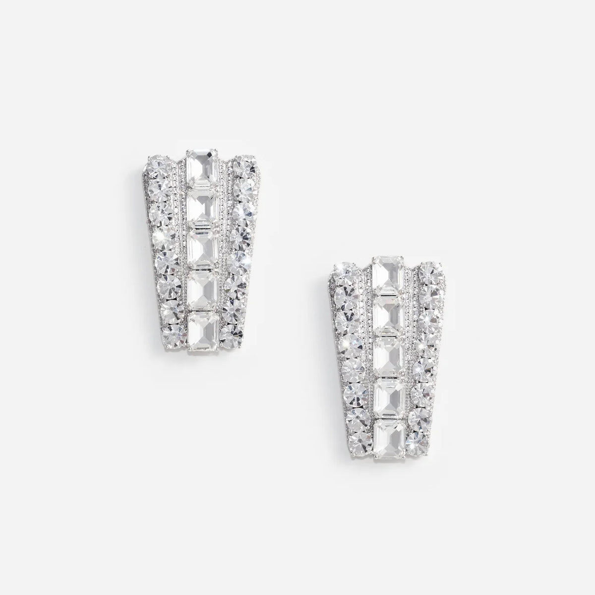 Self-Portrait Multi Crystal Earrings