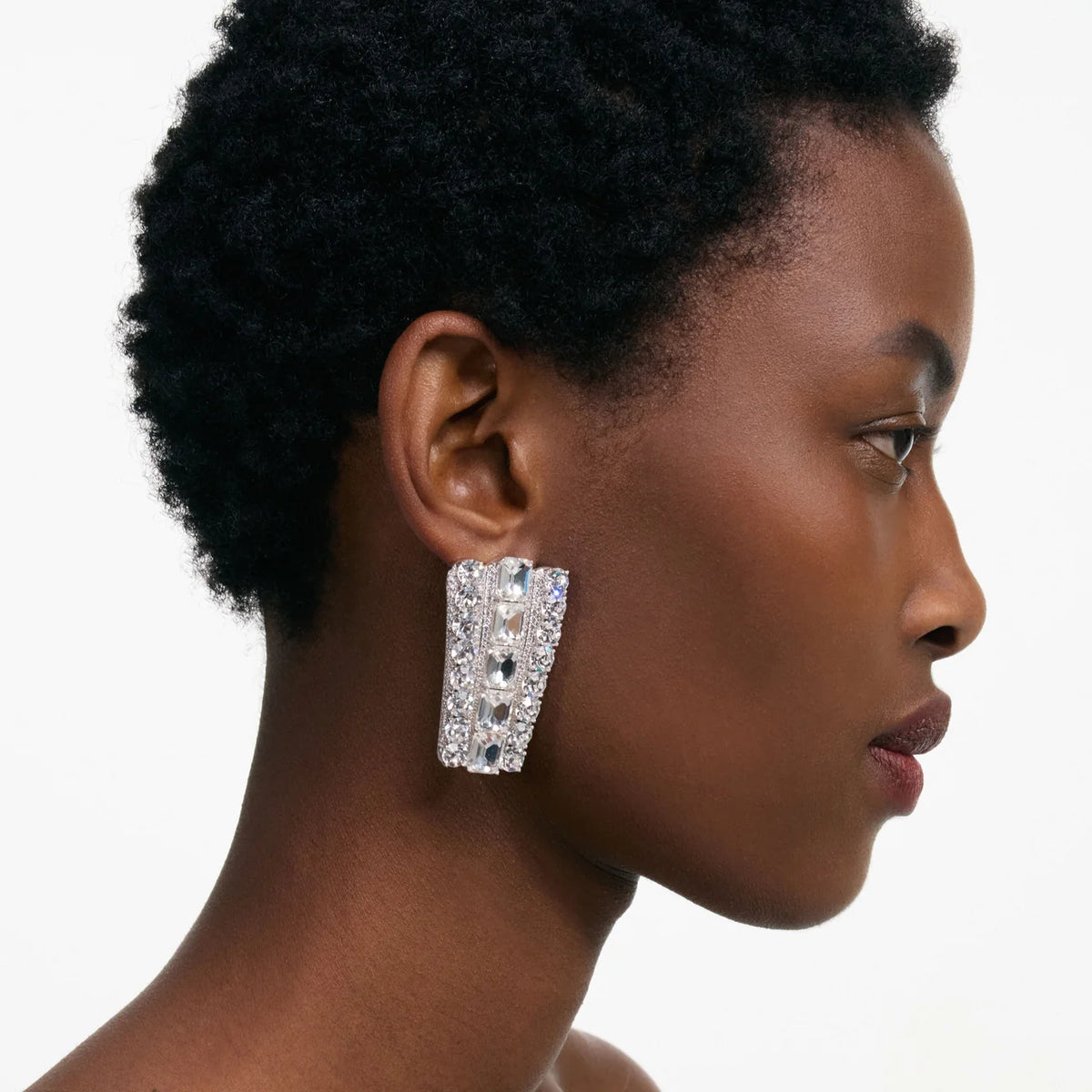 Self-Portrait Multi Crystal Earrings