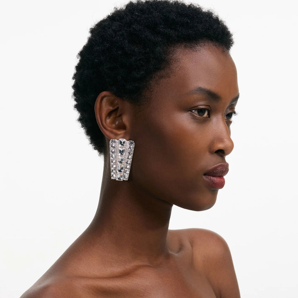 Self-Portrait Multi Crystal Earrings